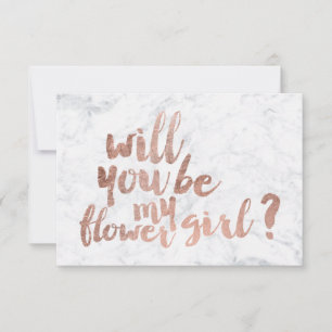 Rose Goldmarmor Blume Mädchen