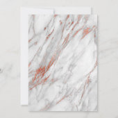 Rose Goldmarmor Erste Heilige Kommunion Einladung (Rückseite)