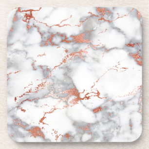 Rose, Goldmarmor Getränkeuntersetzer