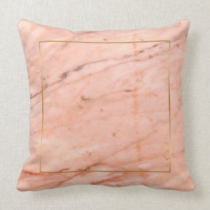 Rose-Goldmarmor-Textur Kissen