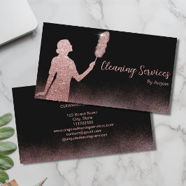 Rose Goldmedaille Reinigung Dienstleistungen Spark Visitenkarte