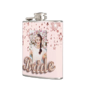 Rose Goldmedaille Sterne Foto glamourös Flachmann (Links)