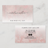 Rose Goldmedaille Visitenkarte (Vorne/Hinten)