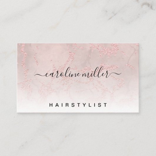 Rose Goldmedaille Visitenkarte (Vorderseite)