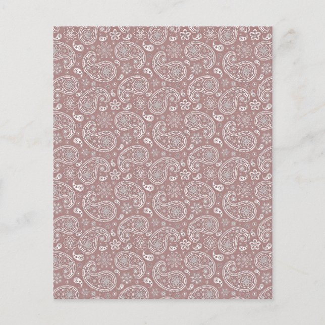 Rose, Goldpaisley (Vorderseite)