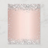 Rose Goldsilber aus Quinceanera Flyer (Hinten)