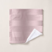 Rose-Goldstreifen Badhandtuch Set (Waschlappen)