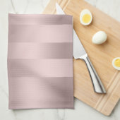 Rose-Goldstreifen Geschirrtuch (Viertel Falte)