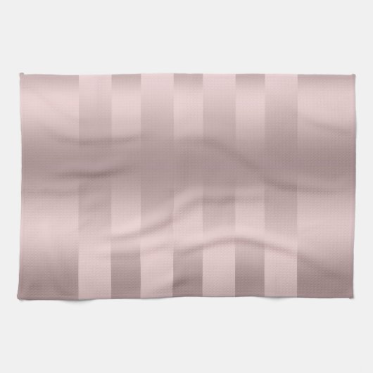 Rose-Goldstreifen Geschirrtuch (Horizontal)