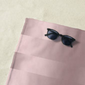 Rose-Goldstreifen Strandtuch (Beispiel)