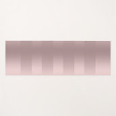 Rose-Goldstreifen Yogamatte (Vorderseite (Horizontal))