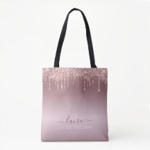 Rose Goldtropfen mit Logo