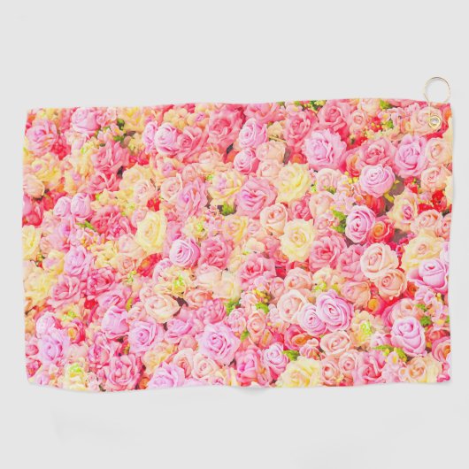 Rose Golfhandtuch (Horizontal)