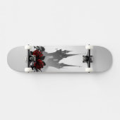 Rose Gothic Mansion Skateboard (Horizontal)