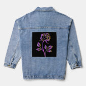 ROSE GOTHIC PINK Denim Jean Jacket Jeansjacke (Rückseite)