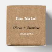 Rose Gothic Wedding Geschenkschachtel (Oben)