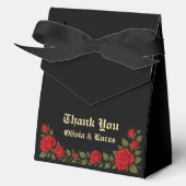 Rose Gothic Wedding Zelt Gevor Box Geschenkschachtel (Vorderseite)