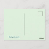 Rose Grafikdesign Postkarte (Rückseite)