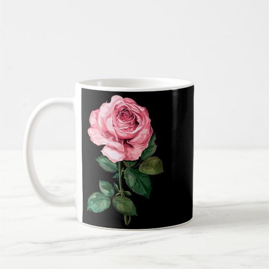 Rose Graphic Premium Tri-blend Kaffeetasse (Links)