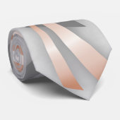 Rose Grau Marbella Abstrakte Kunst Krawatte (Gerollt)