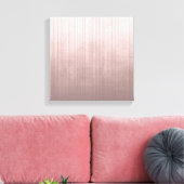 Rose Grau Weiße Faser gestreift rustikal abstrakt Leinwanddruck (Insitu (Wohnzimmer))