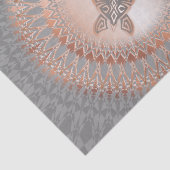 Rose Grauschildkröte und Mandala Seidenpapier (Ausschnitt)