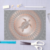 Rose Grauschildkröte und Mandala Seidenpapier (Handwerk)