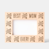 Rose Gravur für Mütter Geätzte Rahmen (Vorderseite)