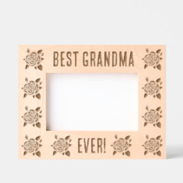 Rose Gravur für Weihnachten Geätzte Rahmen