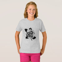 Rose Gravur Kinder T - Shirt