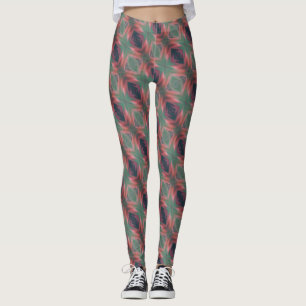 Rose Green Eye of God Kunst von EelKat Wendy C All Leggings