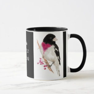 Rose Grosbeak, Vogel, Natur, Tasse