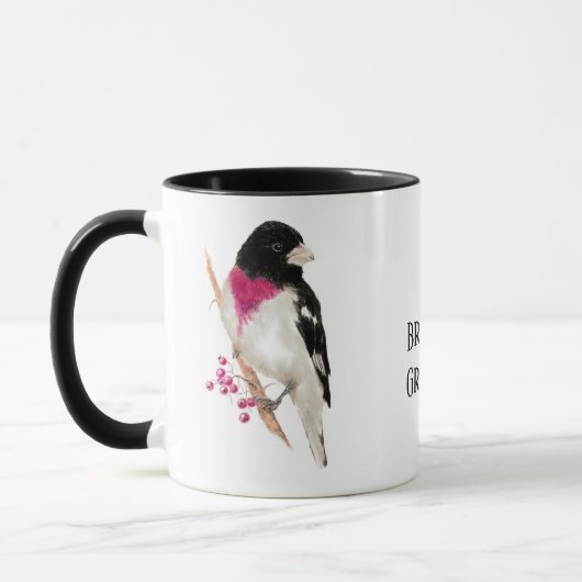 Rose Grosbeak, Vogel, Natur, Tasse (Links)