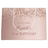 Rose Große Geschenktüte (Vorderseite)