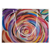 Rose Große Geschenktüte (Rückseite)