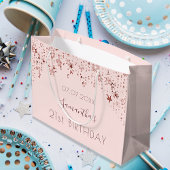 Rose Große Geschenktüte