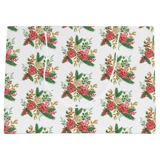 Rose Große Geschenktüte (Vorderseite)