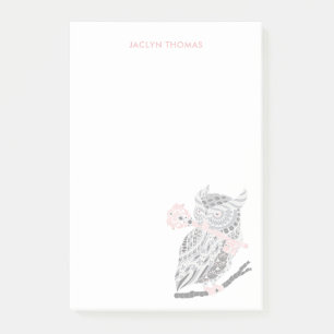 Rose Große Hornhühner Personalisierte Postnotizen Post-it Klebezettel