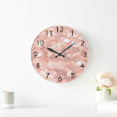 Rose Große Wanduhr (Zuhause)