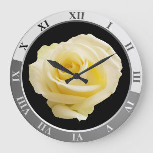 Rose Große Wanduhr