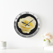 Rose Große Wanduhr (Zuhause)