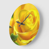 Rose Große Wanduhr (Winkel)