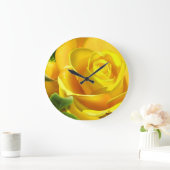 Rose Große Wanduhr (Zuhause)