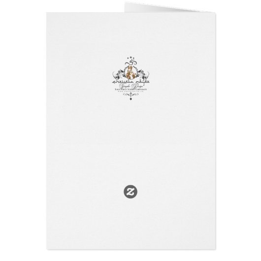 ROSE - Grußkarte (Hinten)