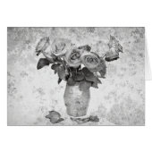 Rose Grußkarte (Vorderseite (Horizontal))