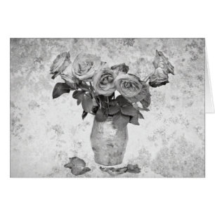 Rose Grußkarte