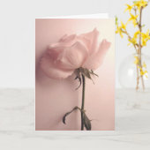 Rose Grußkarte Karte (Gelbe Blume)