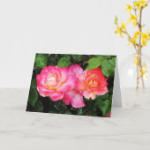 Rose Grußkarte Karte (Gelbe Blume)