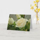 Rose Grußkarte Karte (Gelbe Blume)