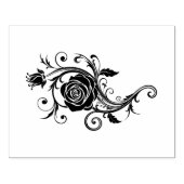 Rose Gummistempel (Prägung)